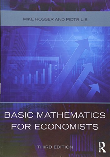Basic Mathematics for Economists