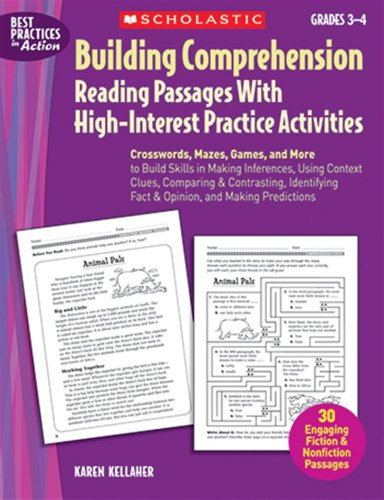 Building Comprehension: Crosswords, Mazes, Games, and More to Build Skills in Making Inferences, Using Context Clues, Comparing & Contrasting, Identifying Fact & Opinion, and Making Predictions