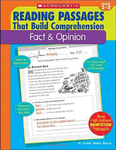 Fact & Opinion (Reading Passages That Build Comprehension)