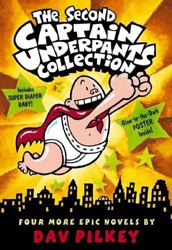 The Second Captain Underpants Collection (Books 5-7 & The Adventures of Super Diaper Baby)
