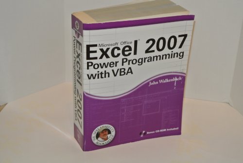 Excel 2007 Power Programming with VBA (Mr. Spreadsheet's Bookshelf)