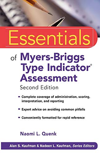 Essentials of Myers-Briggs Type Indicator Assessment (Essentials of Psychological Assessment)