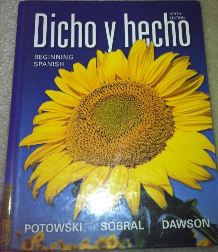 Dicho y hecho: Beginning Spanish (Spanish Edition)