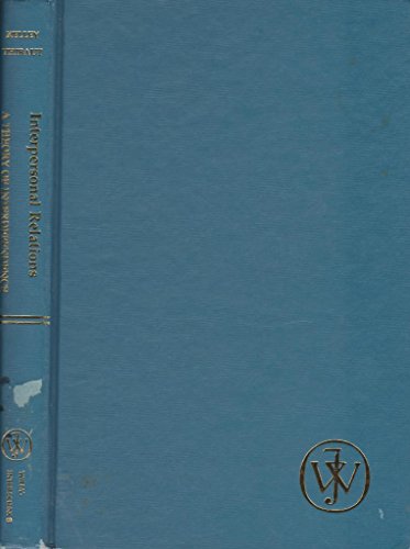 Interpersonal relations: A theory of interdependence