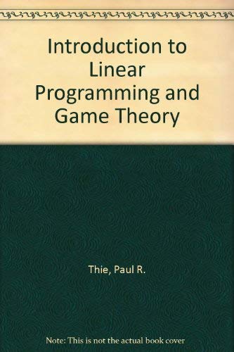An introduction to linear programming and game theory
