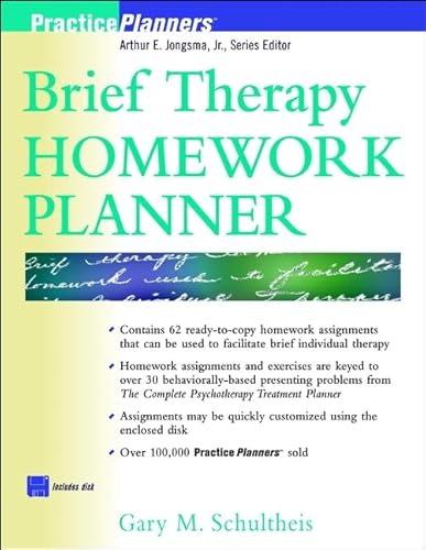 Brief Therapy Homework Planner (PracticePlanners)