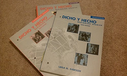 Dicho y Hecho: Beginning Spanish, 6th Edition