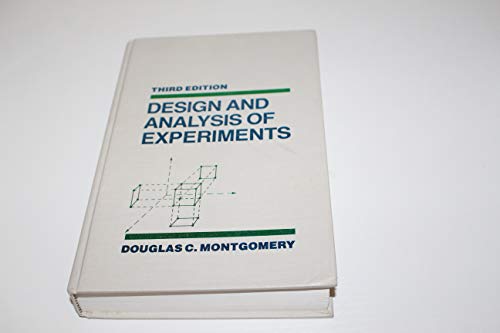 Design and Analysis of Experiments