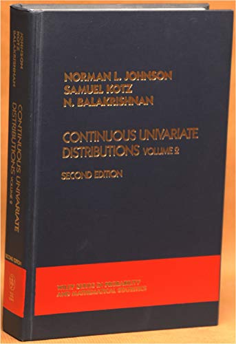 Continuous Univariate Distributions, Volume 2