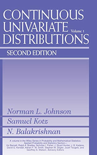 Continuous Univariate Distributions, Volume 1