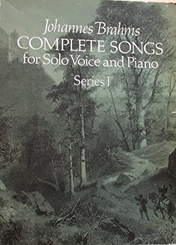 Complete Songs for Solo Voice and Piano, Series I (Dover Song Collections)