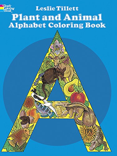 Plant and Animal Alphabet Coloring Book (Dover Alphabet Coloring Books)
