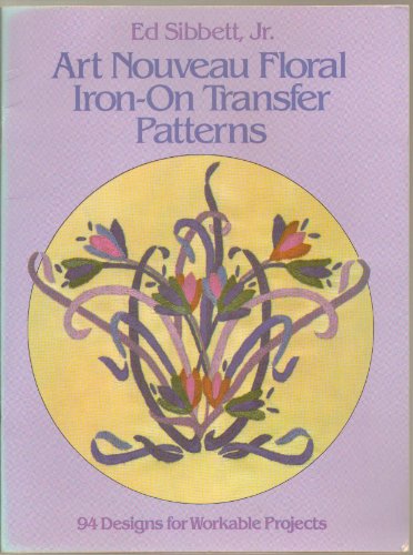 Art Nouveau Floral Iron-on Transfer Patterns