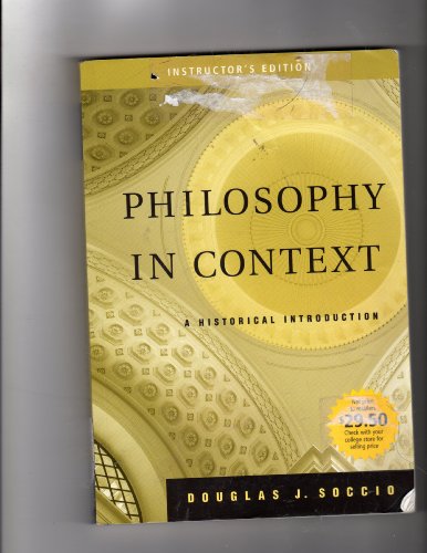 Cengage Advantage Books: Philosophy in Context: A Historical Introduction (Advantage Series)