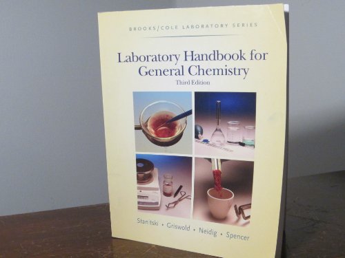 Laboratory Handbook for General Chemistry (Brooks / Cole Laboratory Series)