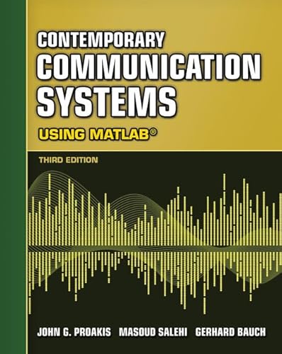 Contemporary Communication Systems Using MATLAB