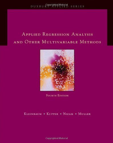 Applied Regression Analysis and Multivariable Methods