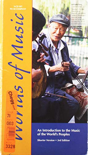 3 Audio CDs for Titon's Worlds of Music: An Introduction to the Music of the World's Peoples, Shorter Version, 3rd