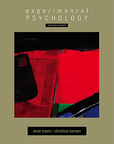 Experimental Psychology (PSY 301 Introduction to Experimental Psychology)