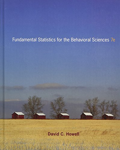 Fundamental Statistics for the Behavioral Sciences, 7th Edition