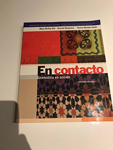 En contacto: Gramatica en accion