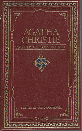 Agatha Christie: 5 (five ) Hercule Poirot Novels