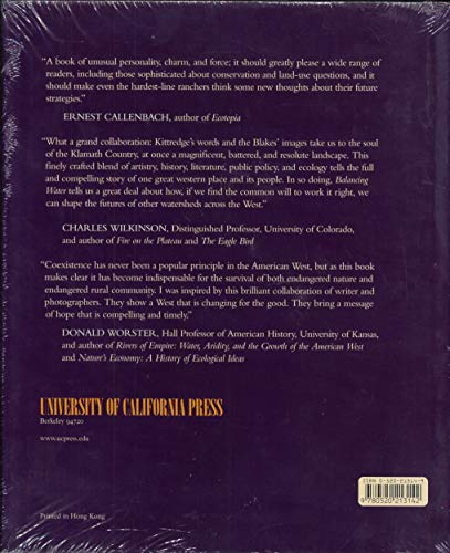 Balancing Water: Restoring the Klamath Basin