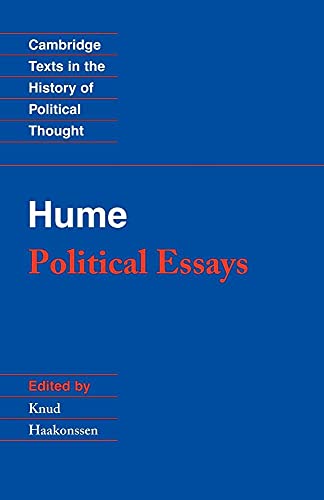 Hume: Political Essays (Cambridge Texts in the History of Political Thought)