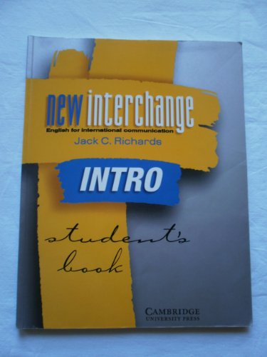 New Interchange Intro Student's Book: English for International Communication