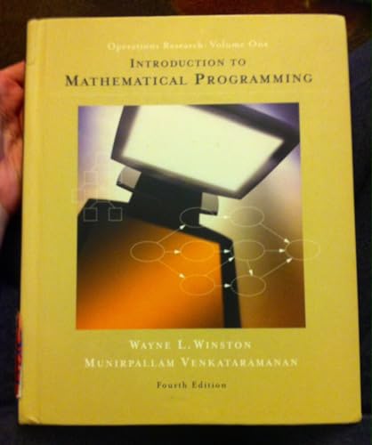 Introduction to Mathematical Programming: Operations Research, Vol. 1 (Book & CD-ROM)