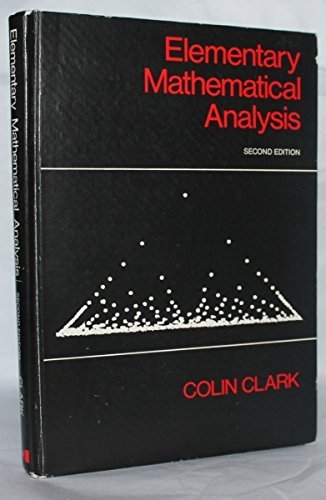 Elementary Math Analysis