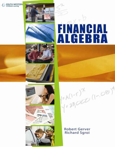 Financial Algebra