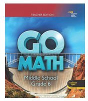 Teacher Edition Grade 6 (Go Math)
