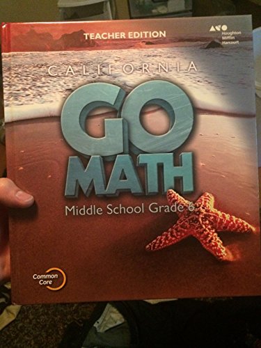 Teacher Edition Grade 6 2015 (Holt McDougal Go Math!)