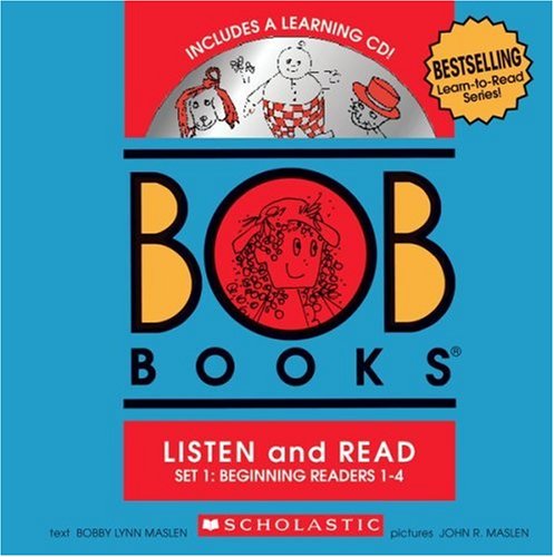 BOB Books Set 1 Bind-up: Books #1-4 + CD