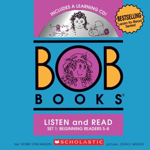 BOB Books Set 1 Bind-up: Books #5-8 + CD