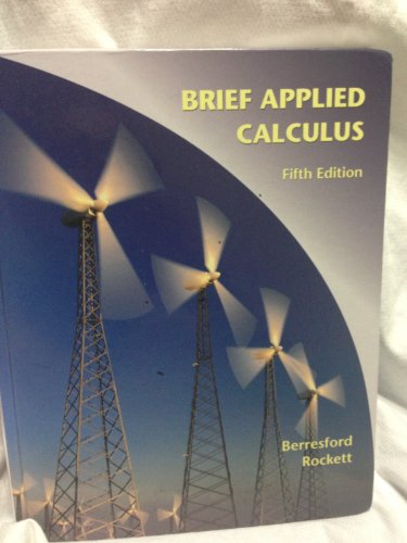 Brief Applied Calculus