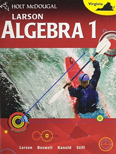 Holt McDougal Algebra 1: Student Edition 2012