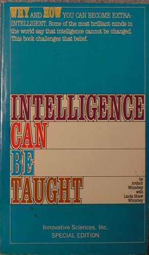 Intelligence can be taught