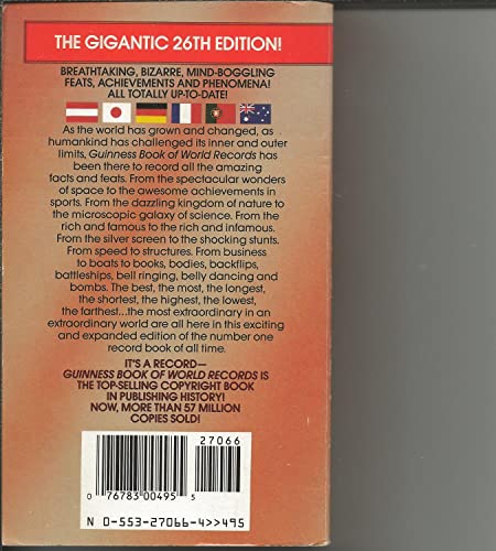Guinness Book of World's Records (Giant 1988 Revised Edition)