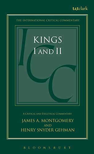 Kings I and II (International Critical Commentary)