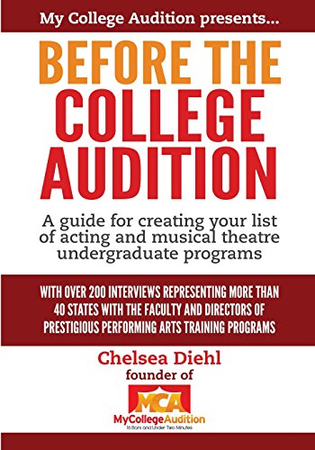 Before The College Audition: A guide for creating your list of acting and musical theatre undergraduate programs