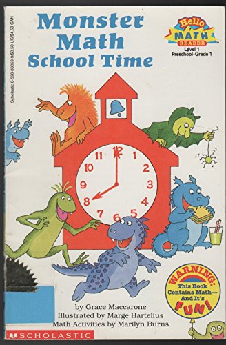 Monster Math School Time (level 1) (Hello Reader, Math)
