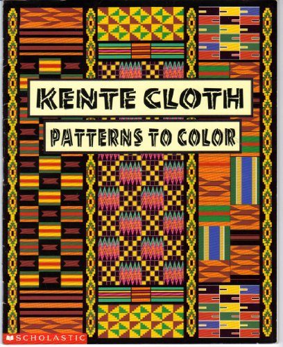 Kente cloth patterns to color