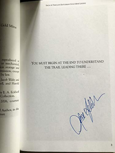 Jacob's Trail : The legend of jacob waltz's lost dutchman gold Mine Paperback