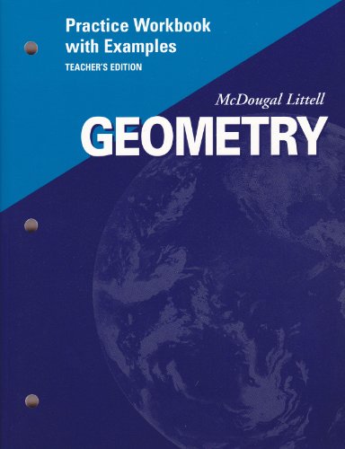 McDougal Littell Geometry Practice Workbook with Examples Teacher's Edition