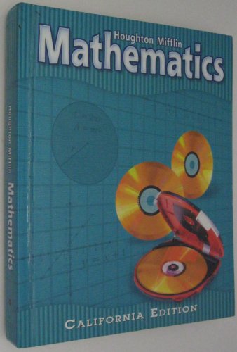 Houghton Mifflin Mathematics: Level 6 California Edition