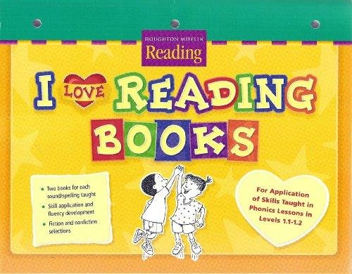 I Love Reading Books, Level 1.1-1.2 (Houghton Mifflin Reading)