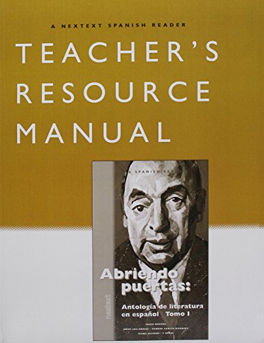 McDougal Littell Nextext: Abriendo puertas, Version 1 Teachers Edition