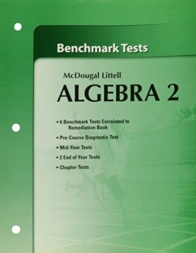 Holt McDougal Larson Algebra 2: Benchmark Tests